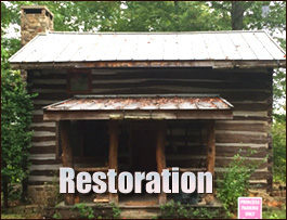 Historic Log Cabin Restoration  Fairfield County, Ohio